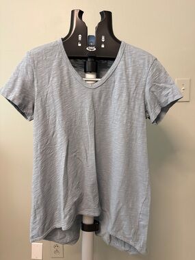 Wilt Light Blue V-Neck Short Sleeve Tee